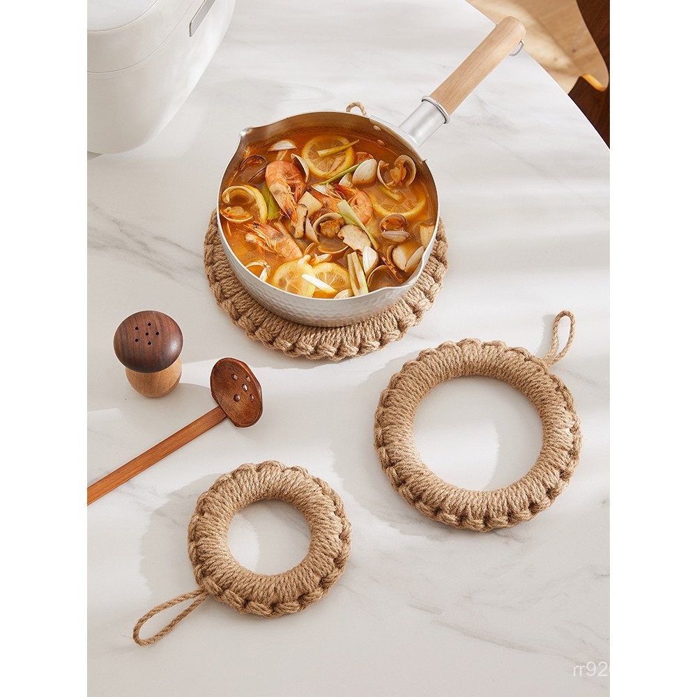 หม้อฉนวนกันความร้อน Pad ชาม Pad 444Z หม้อ Pad Anti-scalding เดสก์ท็อปโต๊ะรับประทานอาหารในครัวเรือนขา