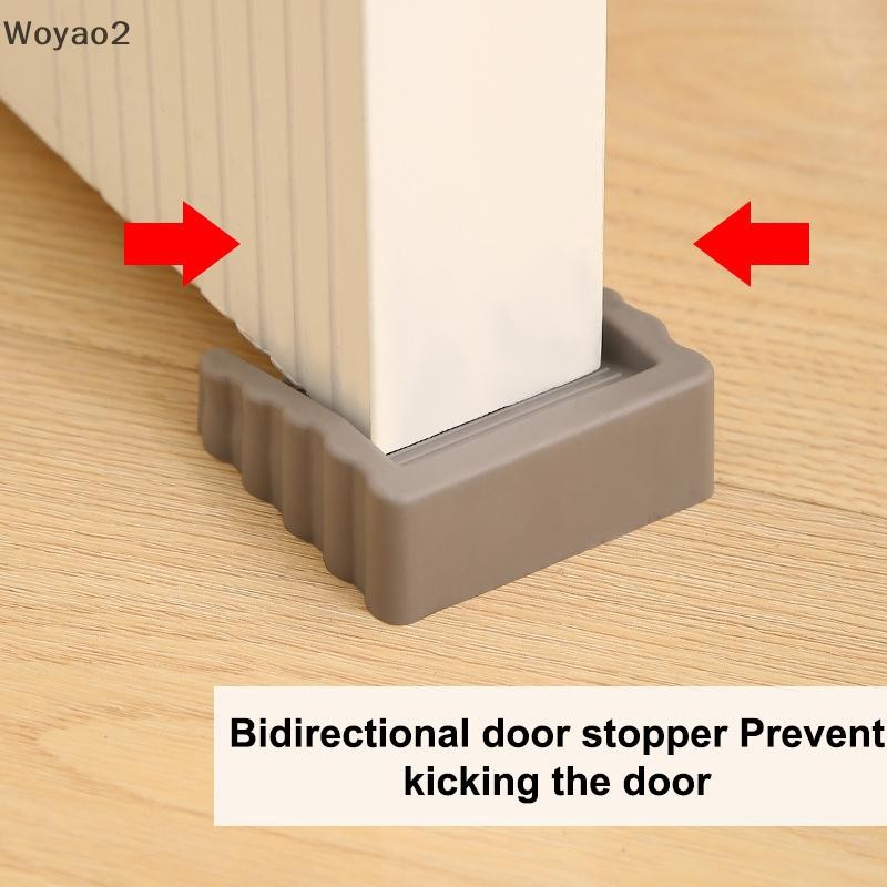 [Woyao2] 1/2/3 ชิ้นยาง Wedge Door Guards ความปลอดภัยป้องกัน Seams Anti Pinch มือประตูป้องกันความปลอด