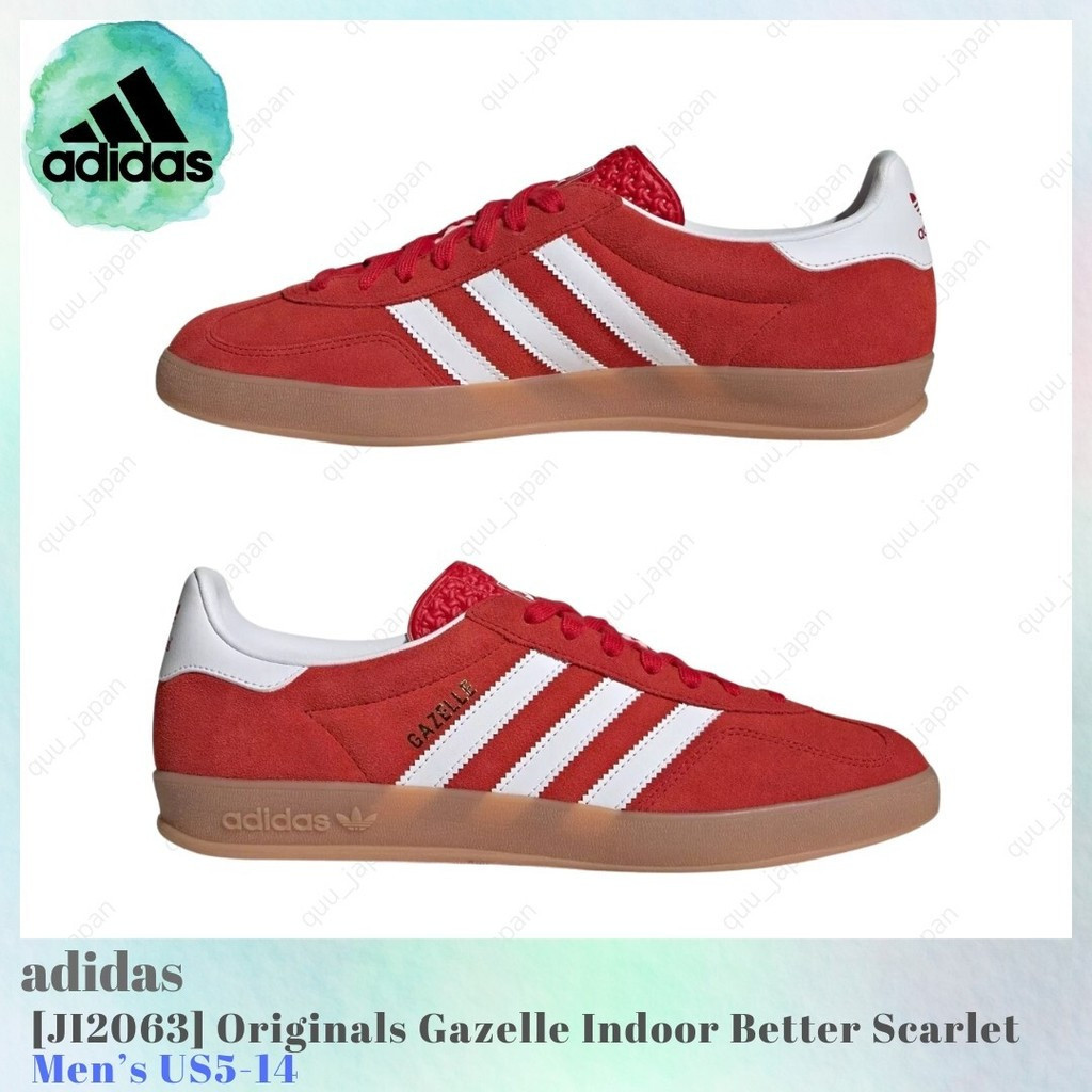 Originals Gazelle Indoor Better Scarlet White JI2063 ผู้ชาย