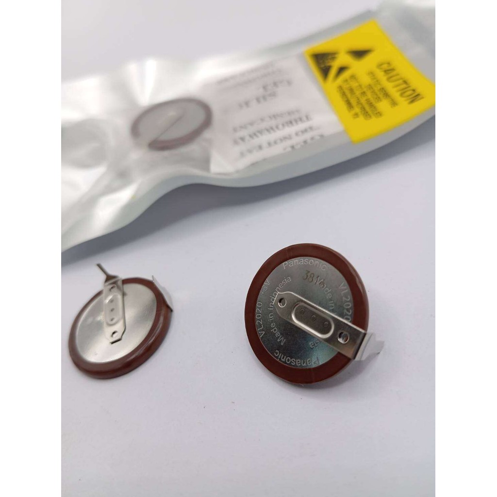 VL2020 3V ยี่ห้อ Panasonic ถ่านกระดุม รีโมทกุญแจรถ BMW และ MINI Cooper มีขา 90องศา (แท้) พร้อมส่ง