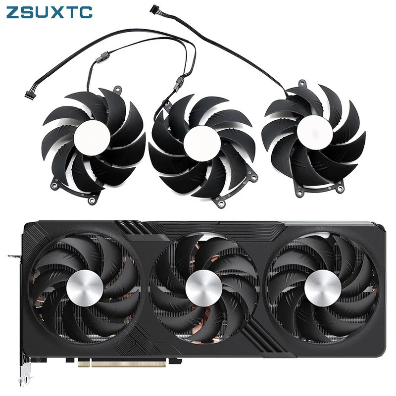GAH3S2U 0.60A RX 7900XT GPU พัดลมระบายความร้อน,สําหรับ GIGABYTE Radeon RX 7900 XTX กราฟิกการ์ดพัดลม