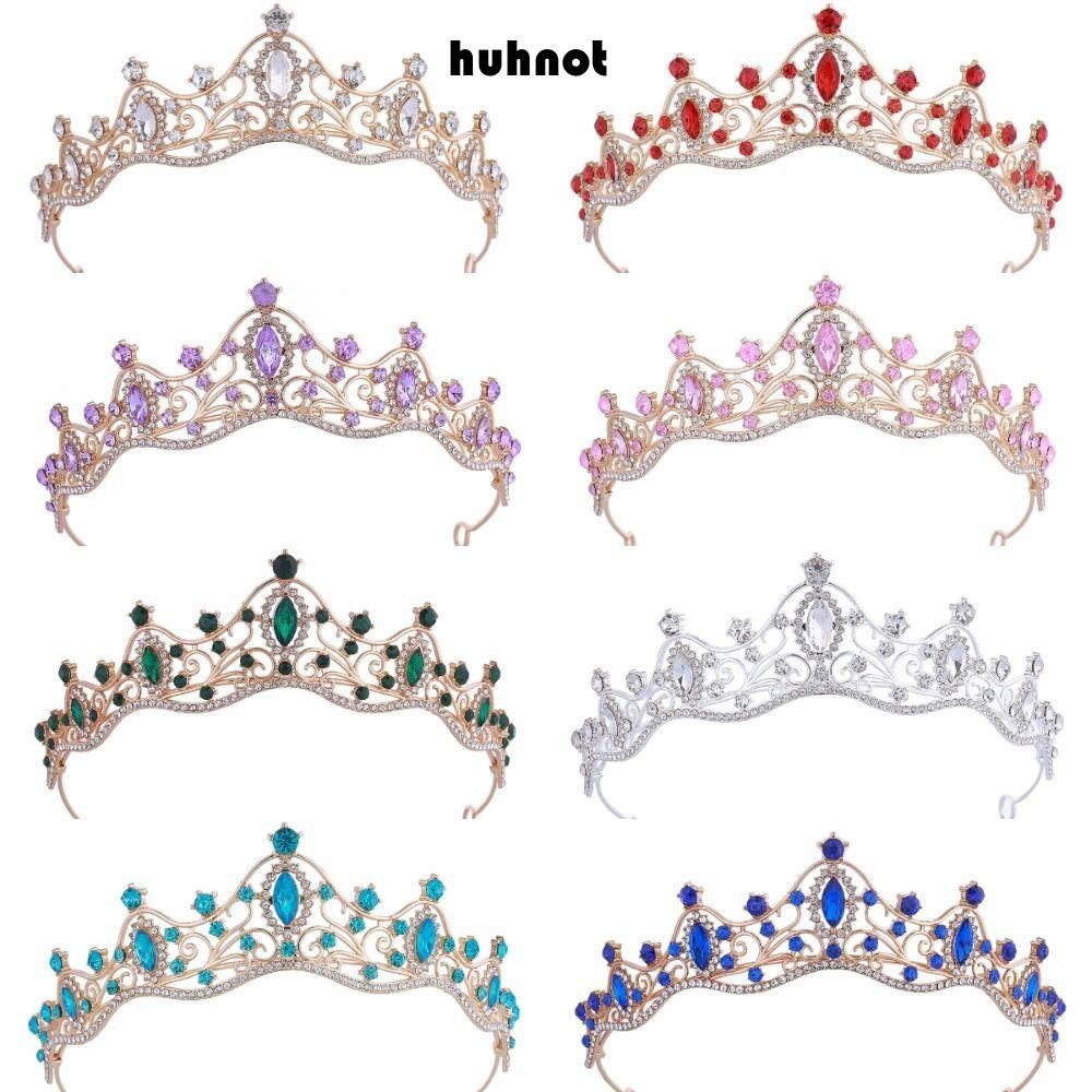 มงกุฎเจ้าหญิงคลาสสิก ประดับคริสตัลและเรเนสถ์ สำหรับเจ้าสาวหรือนำมาทำเป็นของขวัญวันเกิด