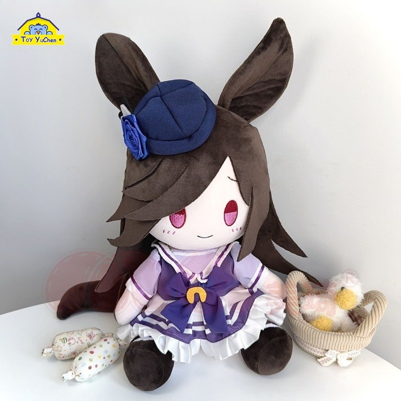 Pretty Derby Rice Shower Tokai Teio Symboli Rudolf ของเล่นตุ๊กตา30เซนติเมตรของขวัญน่ารักสําหรับเพื่อ