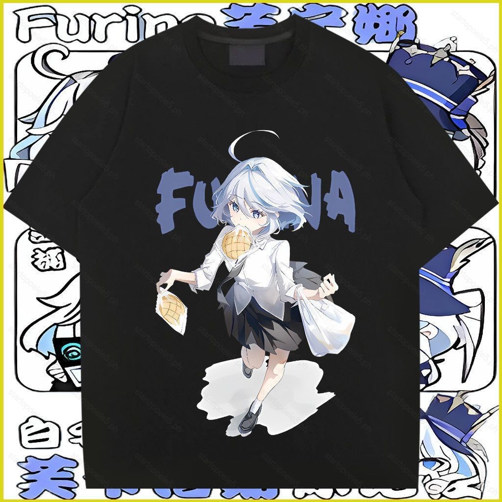 เสื้อยืดอะนิเมะแขนสั้น Furina จาก Genshin Impact