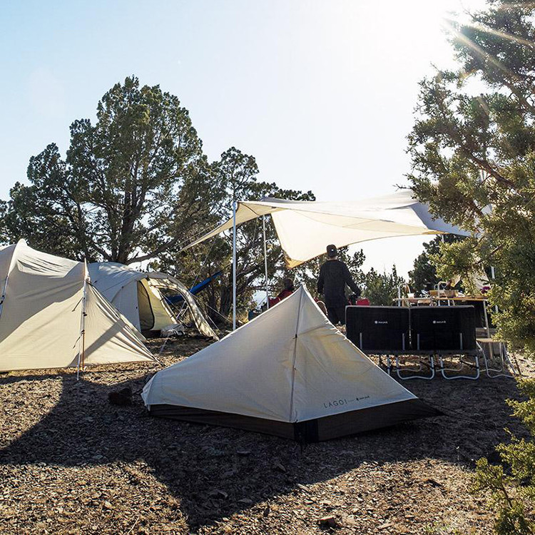 ญี่ปุ่น SnowPeak Snow Peak Lago 1 กลางแจ้งเดี่ยว Camping เต็นท์กันลม North American Limited Edition