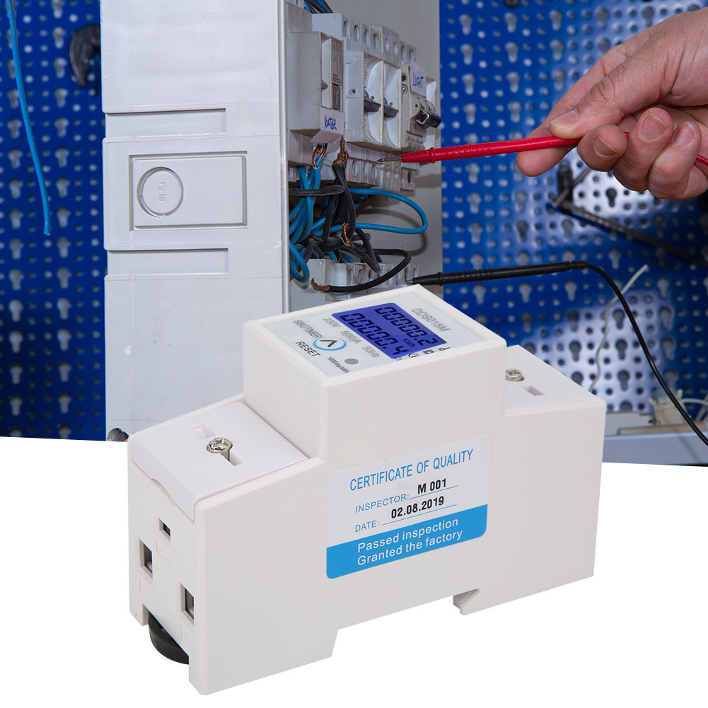 Watt Hour Meter Energy สองบรรทัดสำหรับช่างไฟฟ้า