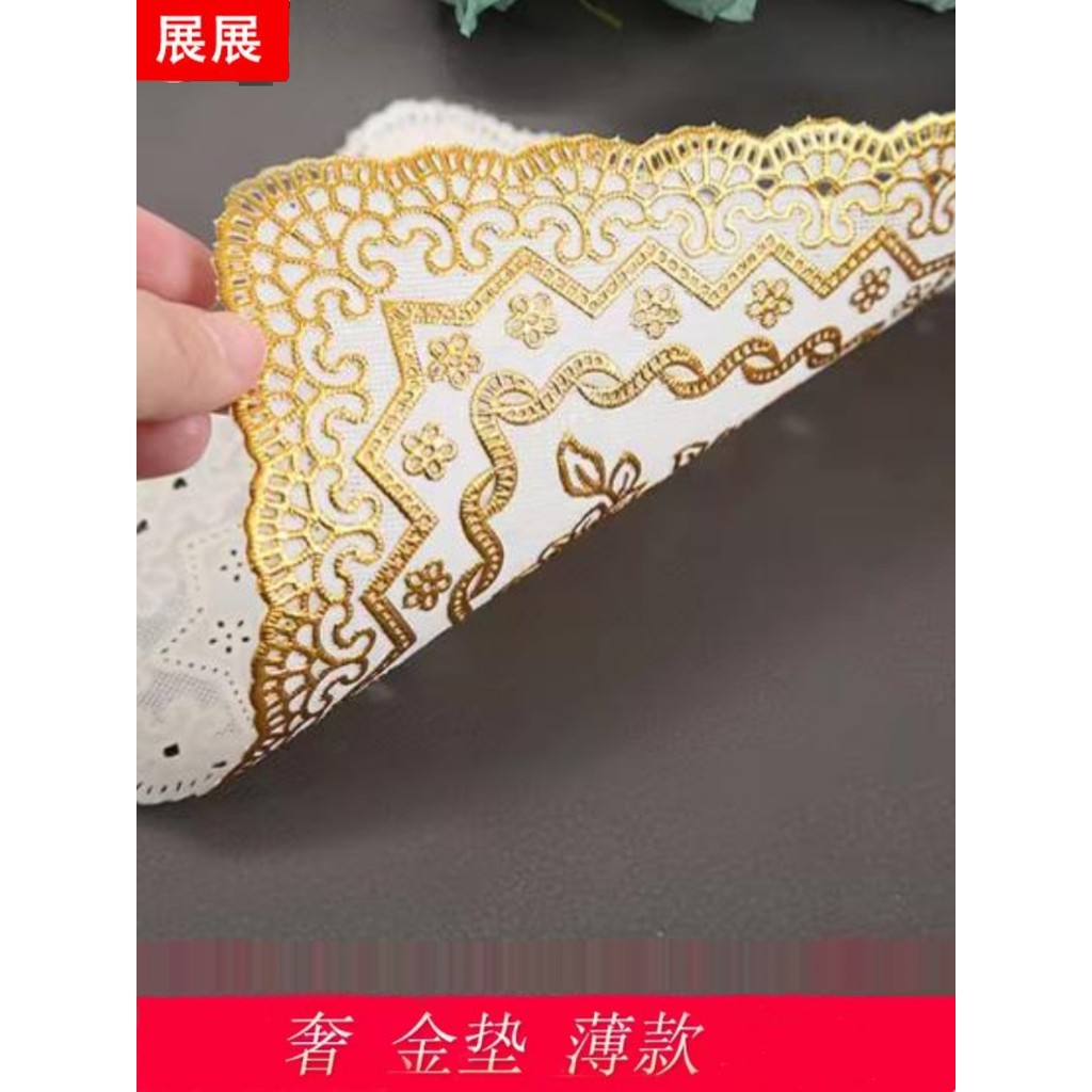 พลาสติก pvc Ashtray Mat Club กันน้ํา Gilding ตารางฉนวนกันความร้อน Western อาหาร Creative ชา Coaster 