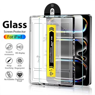 ฟิล์มกระจกใสสําหรับ iPad 11 13  Gen 11 10 9 8 7 Air7/6/5/4 A…