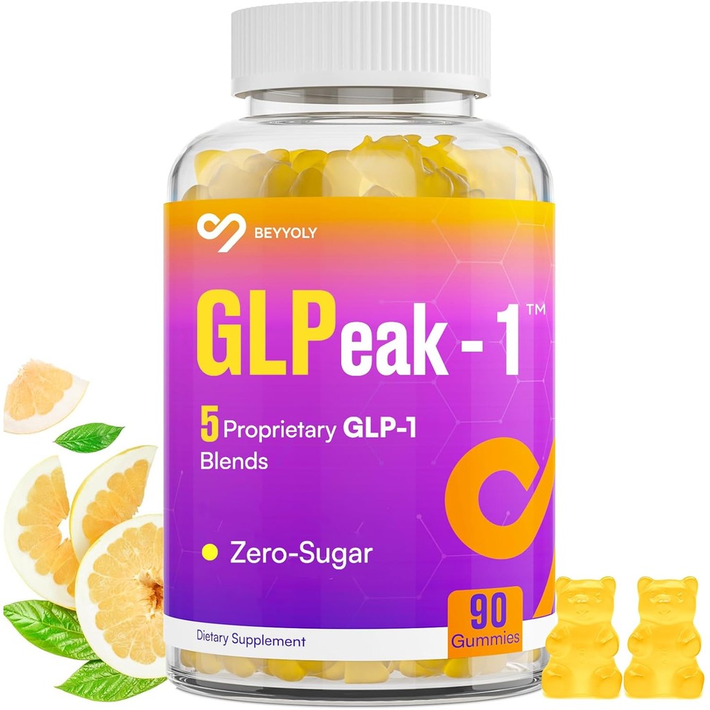 อาหารเสริม GLP-1 | GLP1 Probiotic Gummy สําหรับผู้หญิงและผู้ชาย, 17-in-1 GLP1 อาหารเสริมพร้อม Akkerm