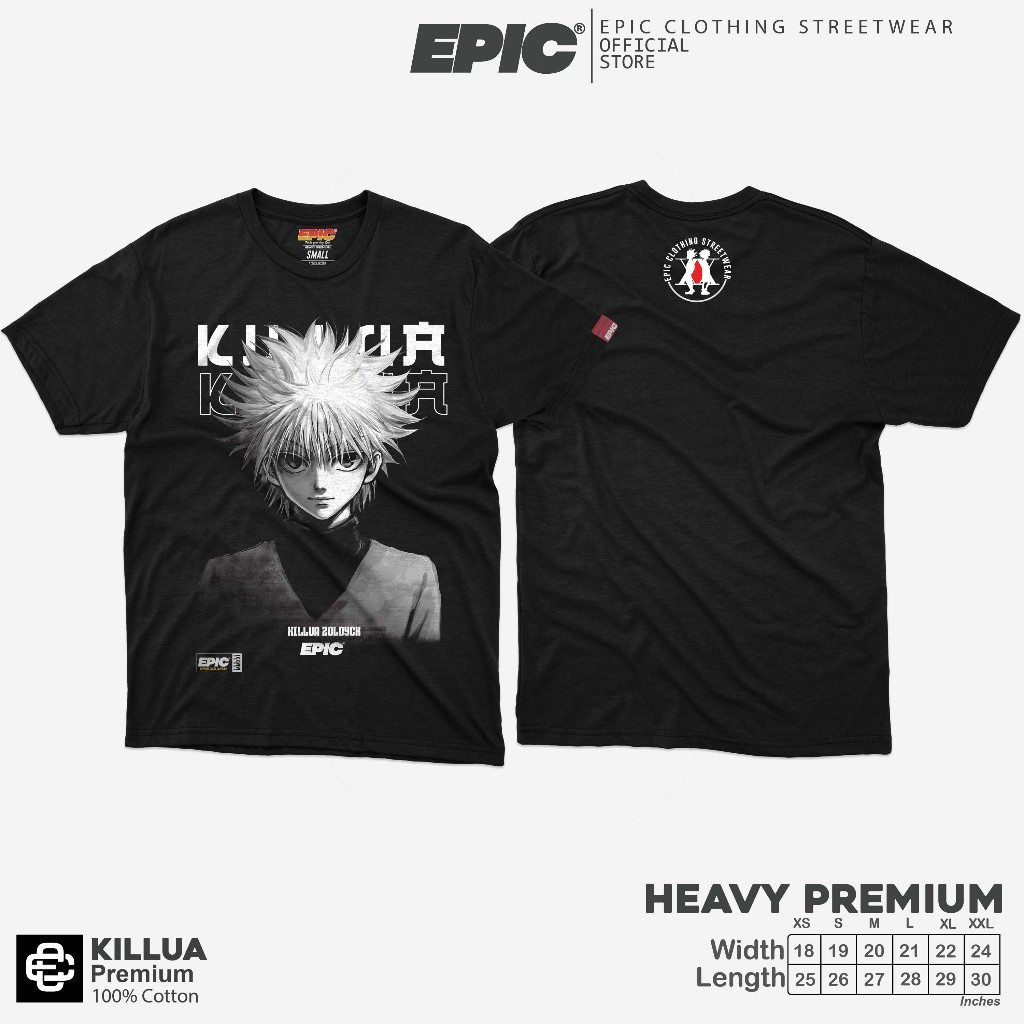 เสื้อไมโครไฟเบอร์ Killua Zoldyck