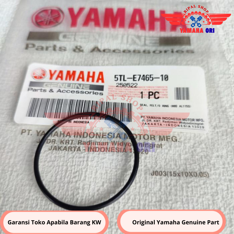 ยาง ORING SECONDARY PULLY MIO SPORTY SMILE SOUL FINO 5TL-E7465-10