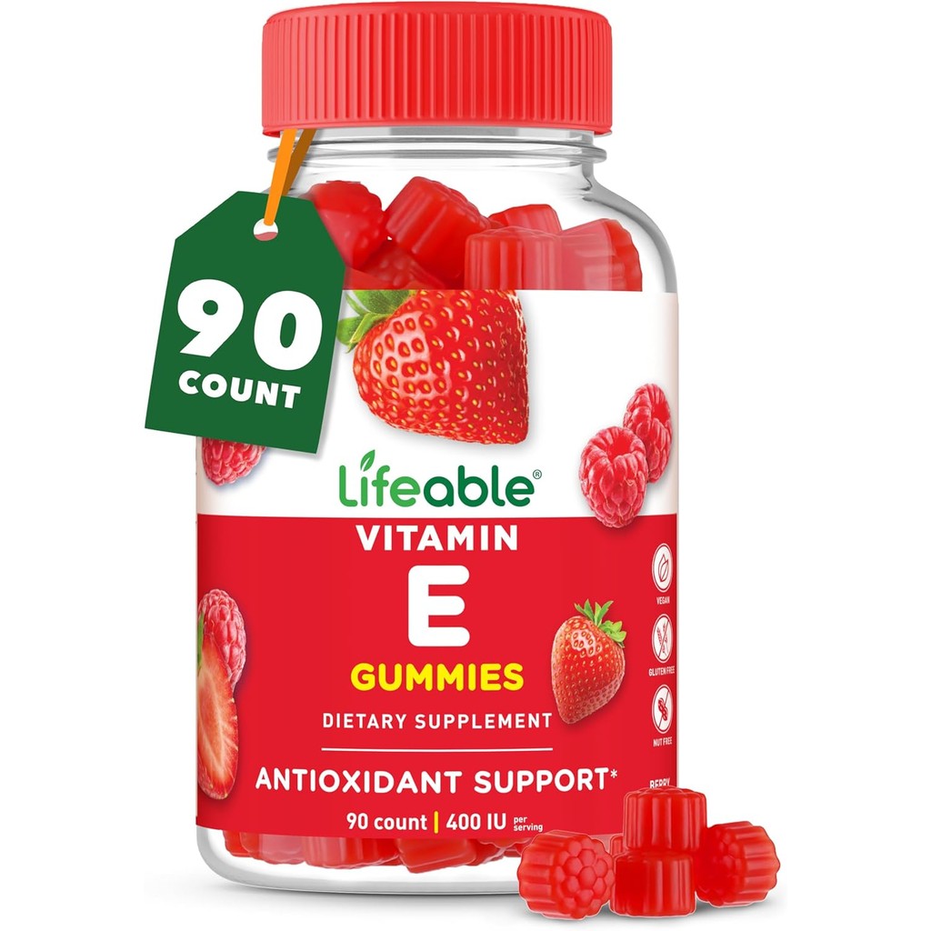 กัมมี่วิมินอีตลอด | 400 IU | วิมินอีเทสเด็ด |  สุขภาพ ฟังก์ชั่นภูมิคุ้มกัน | VIT E สําหรับผู้ใหญ่  W