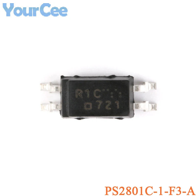 10 ชิ้น PS2801C-1-F3-A PS2801C PS2801SOP-4 ทรานซิสเตอร์เอาต์พุต Optocoupler Hi Iso Photo 1-Ch ชิป