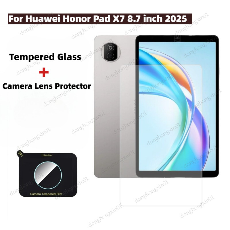 กระจกนิรภัยเลนส์สําหรับ Huawei Honor Pad X7 8.7 นิ้ว 2025 กล้องด้านหลัง Len Ultra Clear Protector ฟิล์มสําหรับ Honor Pad X7 JMS-W09/JMS-L09 8.7 "