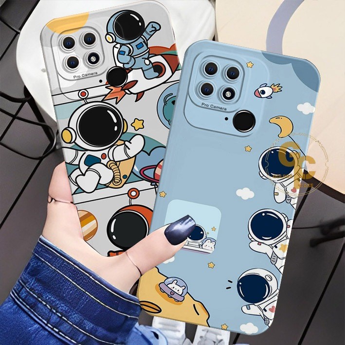 [GC03] เคส Xiaomi Poco C40 / Redmi 9C / Redmi 10A / Redmi 9A / Redmi 10C Cool astronaut Motif - เคส 