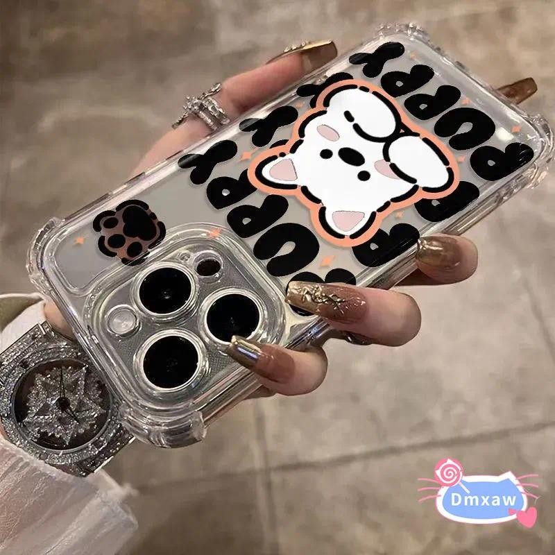 สุนัขน่ารักสี่มุมเคสโทรศัพท์สําหรับRealme GT Neo 7X 7 6 5 SE 3T 3 2 2T GT8 GT7 GT6 GT5 GT3 GT2 Pro M