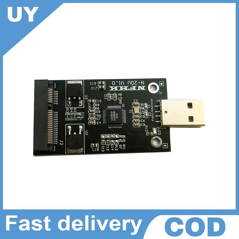 การ์ดอะแดปเตอร์ USB 2.0 ถึง mSATA SSD การ์ดอะแดปเตอร์ mSATA SSD เป็น USB 2.0