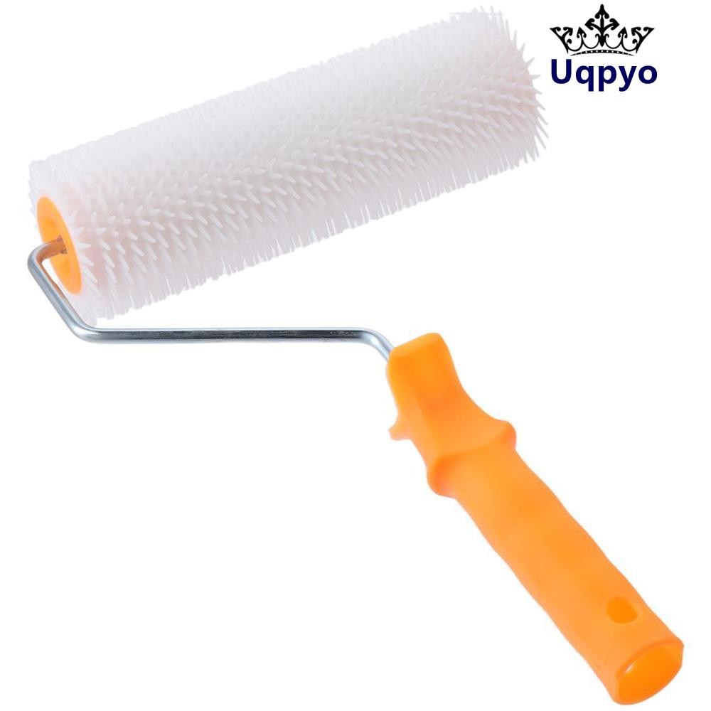 UQPYO Spike Roller, Durability Plastic Latex Floor, Paint Brush Roller 23cm/9 Leveling Screed Epoxy 