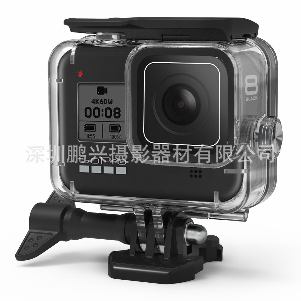 Goprohero8Black เคสกันน้ํา gopro8 เคสกันน้ํา gopro8 อุปกรณ์เสริม 10.11