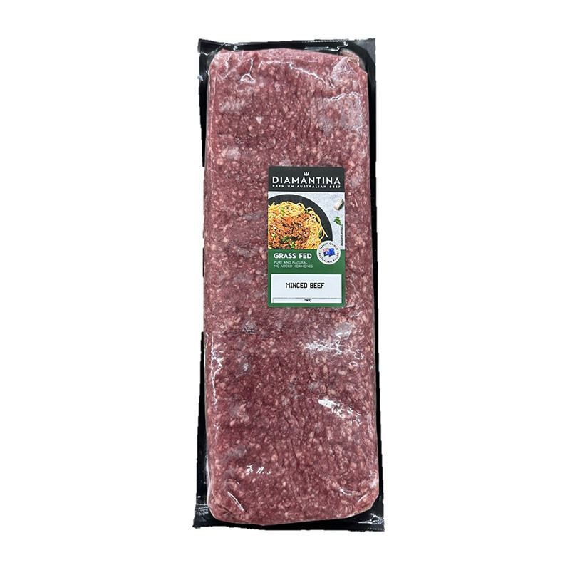 เนื้อวัวออสเตรเลียบดแช่แข็ง CL90 500 ก. (Frozen Australia Minced Beef Grass Fed CL90 500 g)