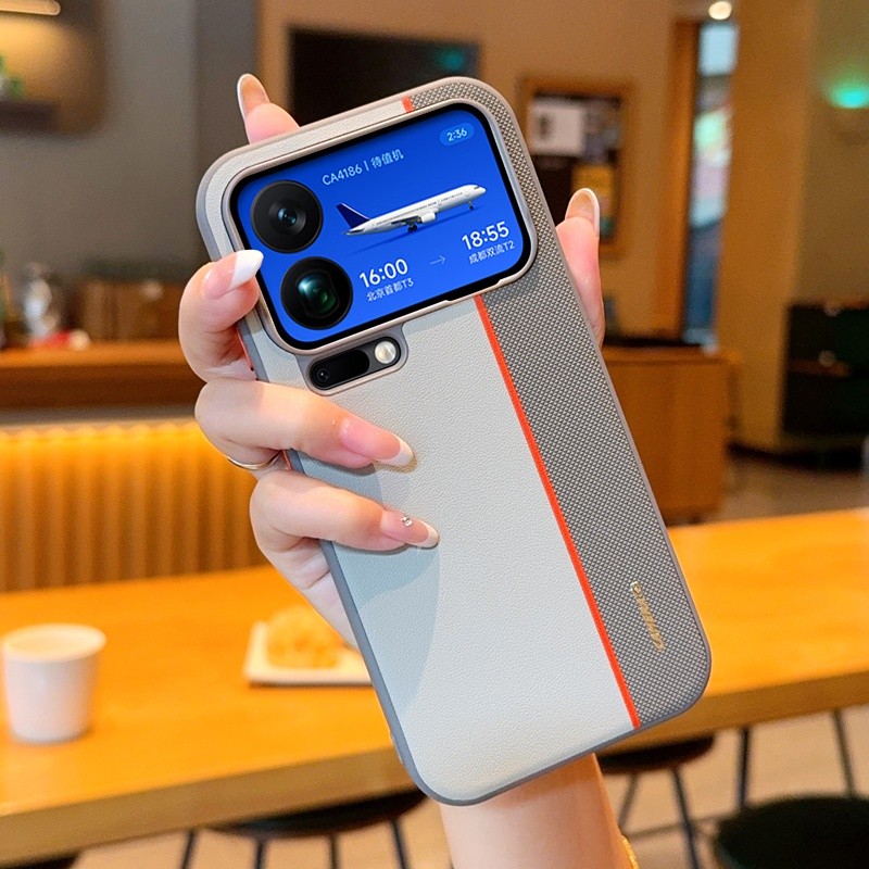 สําหรับ Xiaomi Mi 17 Pro Max กรณีแฟชั่น PU หนังผิวป้องกันปกหลังสําหรับ Xiaomi Mi 17 17Pro MAX เคสโทร