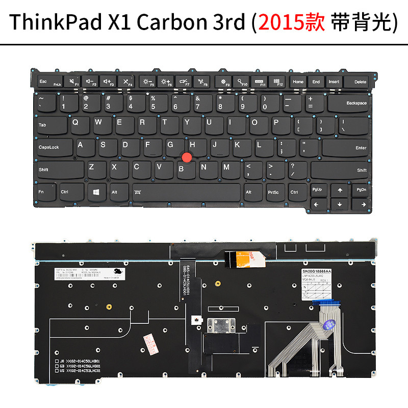 联Thinkpad X1 Carbon X1C 3RD 456789ไทย 2015678920笔本盘记