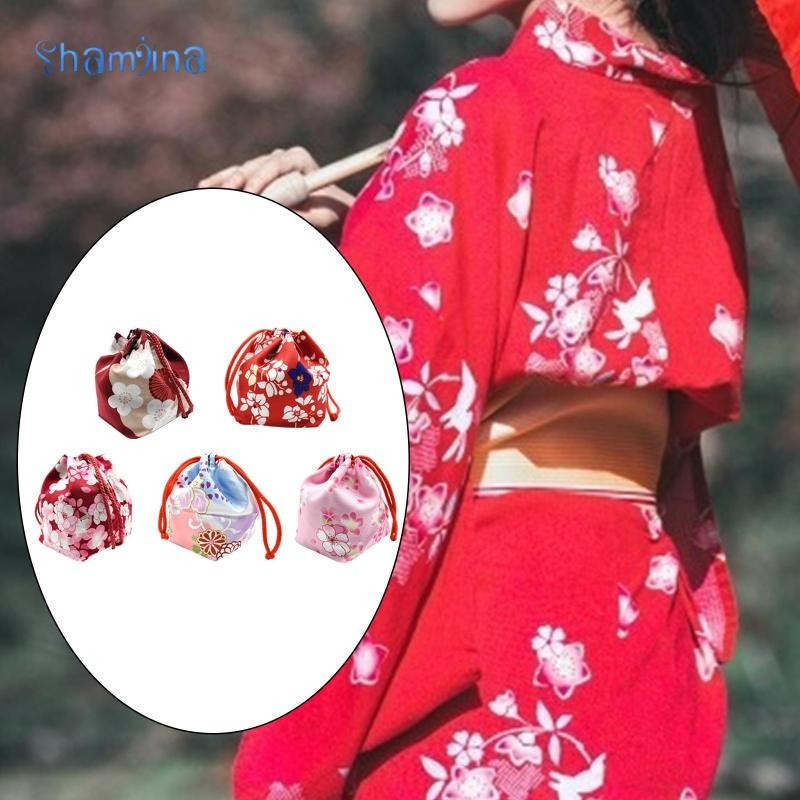 [Sakurajima] กระเป๋าเชิ้ตสตริงสำหรับคอสเพลยูกATAและงานแต่งงาน ใช้สำหรับการท่องเที่ยวและเก็บเครื่องสำ