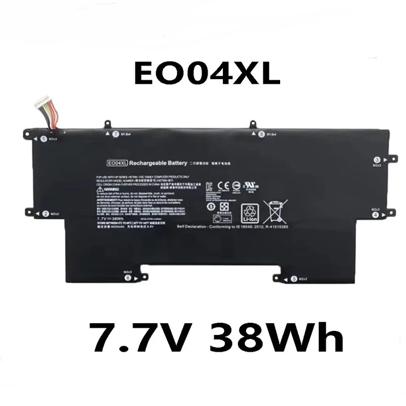 EO04XL E004XL 827927-1B1 HSTNN-I73C 7.7V 38Wh แบตเตอรี่แล็ปท็อปสําหรับ HP EliteBook Folio G1 Subnote