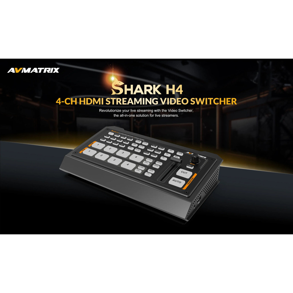 เนื้อที่ยอดเยี่ยม Professional 4 ช่อง HDMI Live Stream Video Switcher Multi-Format Mixer สําหรับ You