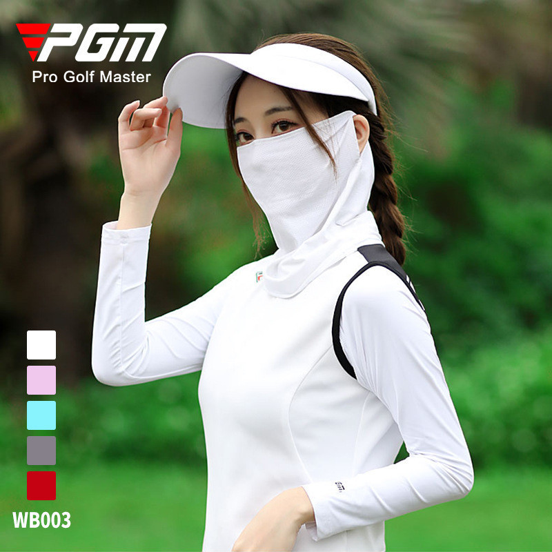 PGM GOLF Golf Face Cover WB003 | กันแดดสีเทาป้องกันรังสียูวีระบายอากาศ