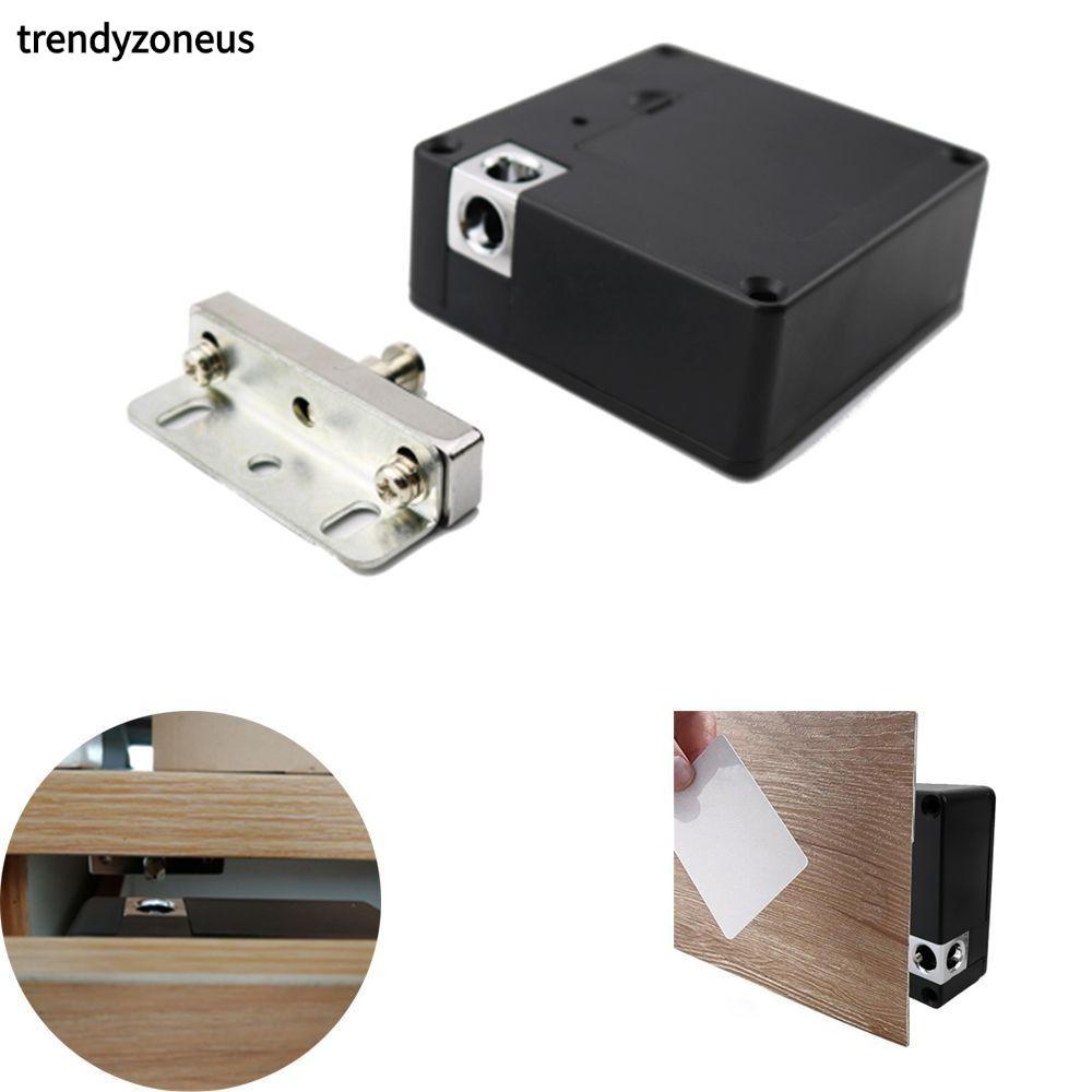 TRENDYZONEUS ล็อคลิ้นชักที่มีประโยชน์ Access Control การ์ด RFID แบตเตอรี่ RFID ตู้ RFID