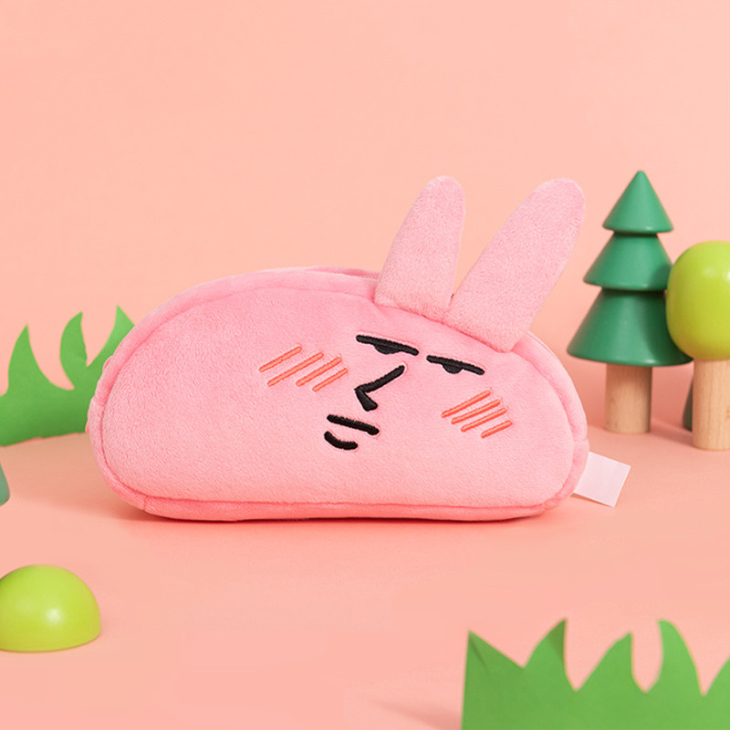 กระต่ายสีชมพู MyFriend Original Plush กระเป๋าเครื่องสําอางนักเรียนหญิงดินสอน่ารักประติมากรรมทรายกระเ