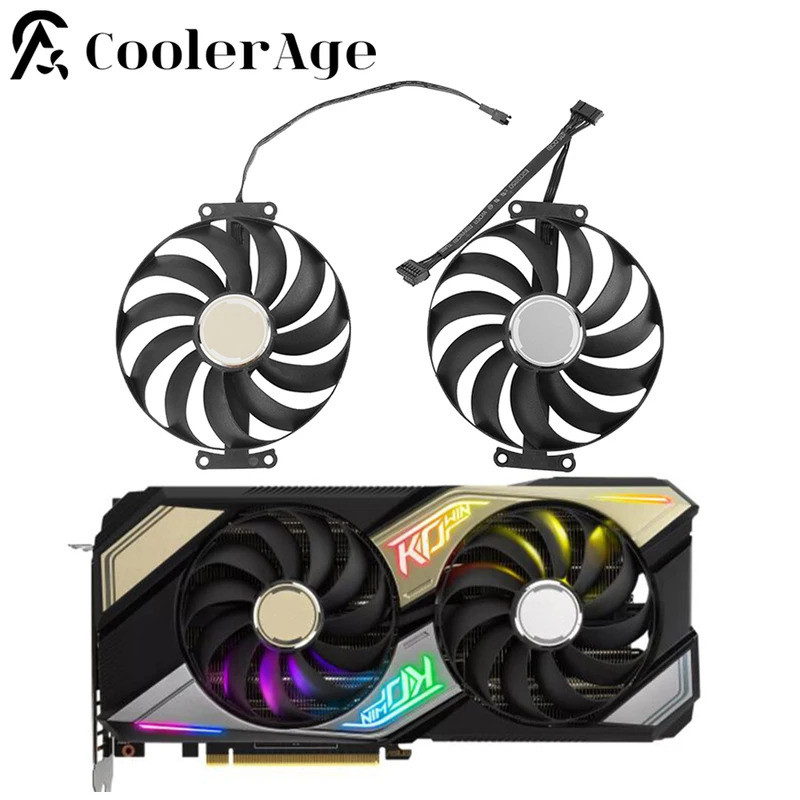 * Original 95 มม.CF1010U12S 7Pin RTX3060Ti RTX3070 พัดลมระบายความร้อนสําหรับ ASUS KO GeForce RTX 306