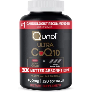 พร้อมส่ง Qunol Mega CoQ10 Ubiquinol 100 mg & Ultra CoQ10 100mg 3x Better Absorption เพิ่มการดูดซึม
