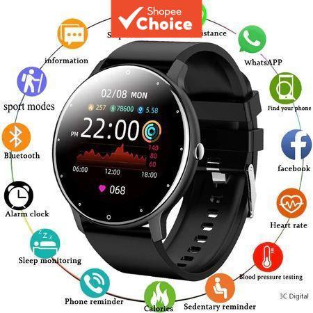 ZL02D Pro สมาร์ทวอทช์ หน้าจอวงกลมสัมผัสเต็มรูปแบบ บลูทูธ รุ่นใหม่ 2026