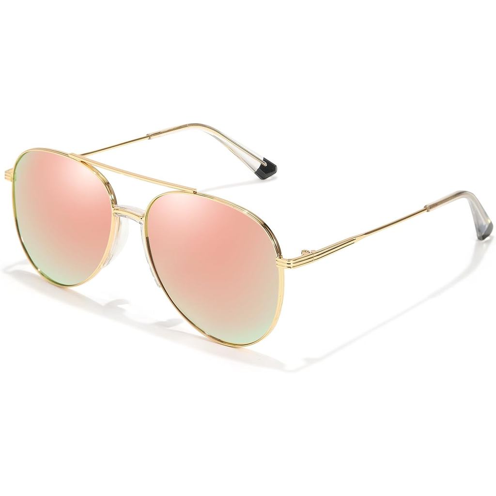 SODQW Tangle ฟรี Aviator แว่นตากันแดดผู้หญิงผู้ชายแว่นตากันแดดโพลาไรซ์ UV Protection 2026 Fasion อิน
