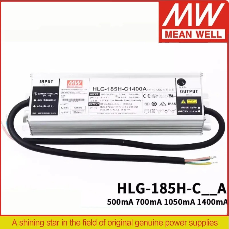 Mianwell แหล่งจ่ายไฟ LED HLG-120H-C HLG-120H-C350A HLG-120H-C500A HLG-120H-C700A HLG-120H-C1050A HLG