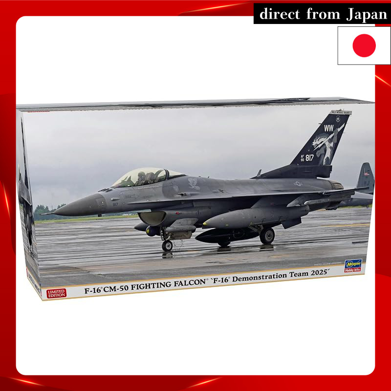 Hasegawa 1/48 American F-16CM-50 Fighting Falcon "F-16 Demo Team 2025" Plastic Model 07558 (Aircraft