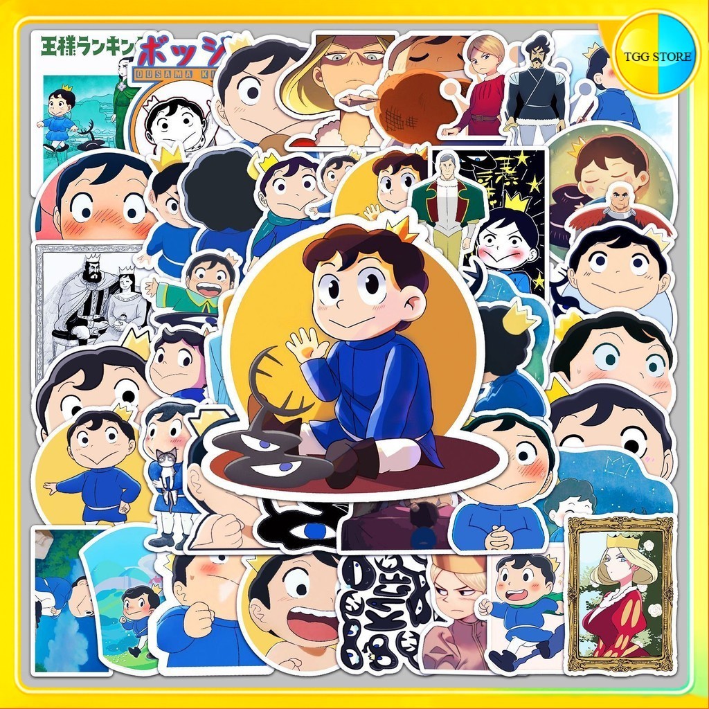 🚚พร้อมส่ง🚚 50ชิ้น สติกเกอร์ มังกะ อันดับพระราชา Ousama ranking Sticker
