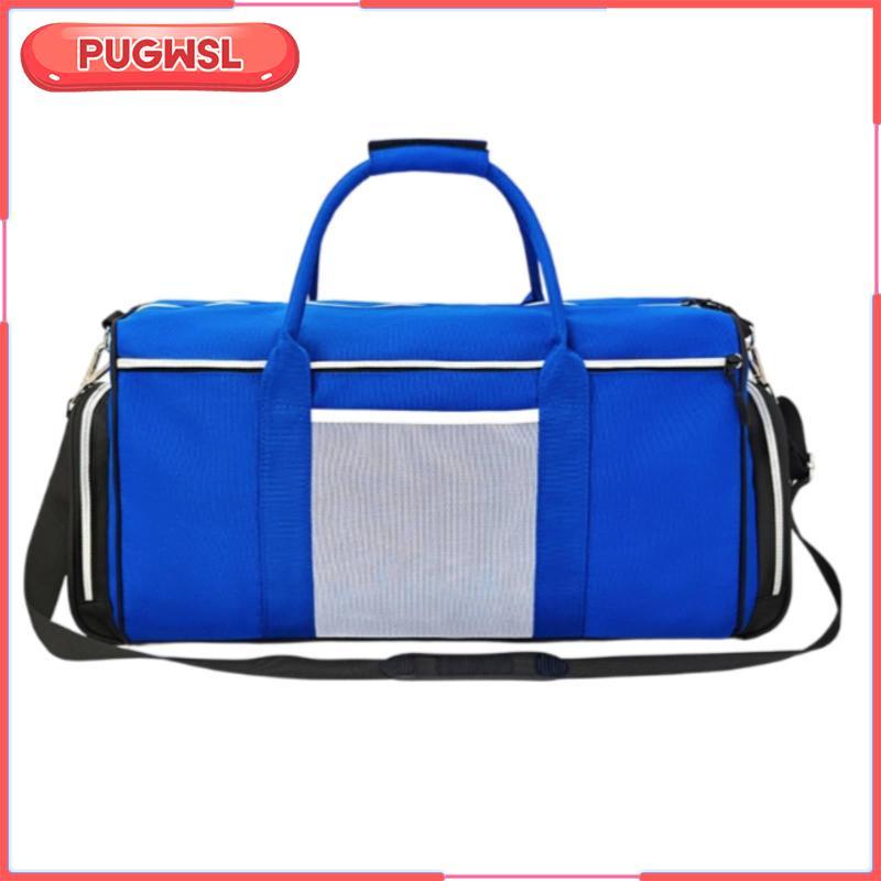 [pugwsl] กระเป๋าเดินทางสําหรับเล่นกีฬา Hand Carry Gym Duffel Bag กระเป๋าหลายช่อง ช่องใส่รองเท้า Duff