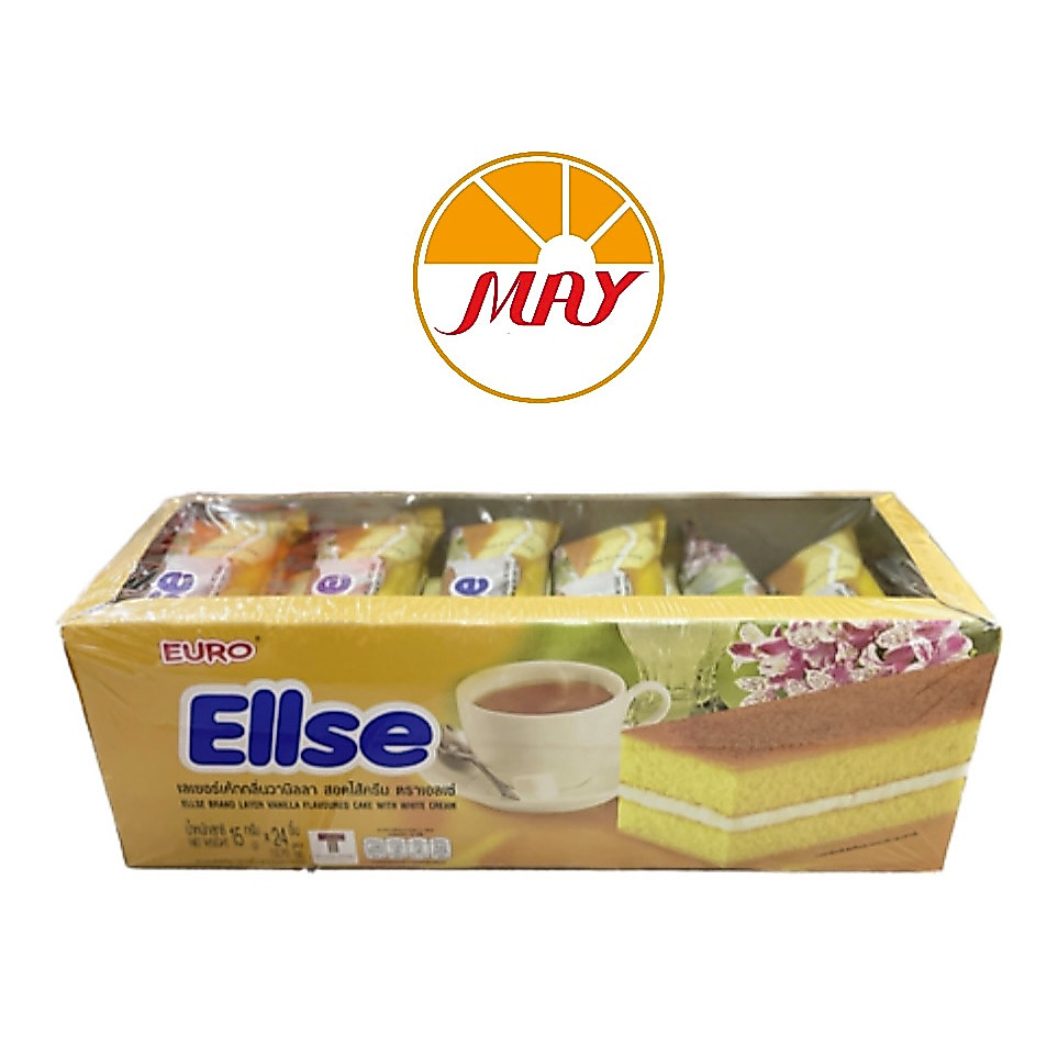เอลเซ่ เลเยอร์เค้ก 14ก. 24ชิ้น#Ellse#เอลเซ่#EURO#เอลเซ่เค้ก *สินค้าในภาพสำหรับตัวอย่างในการเลือกรสหรือกลิ่นค่ะ