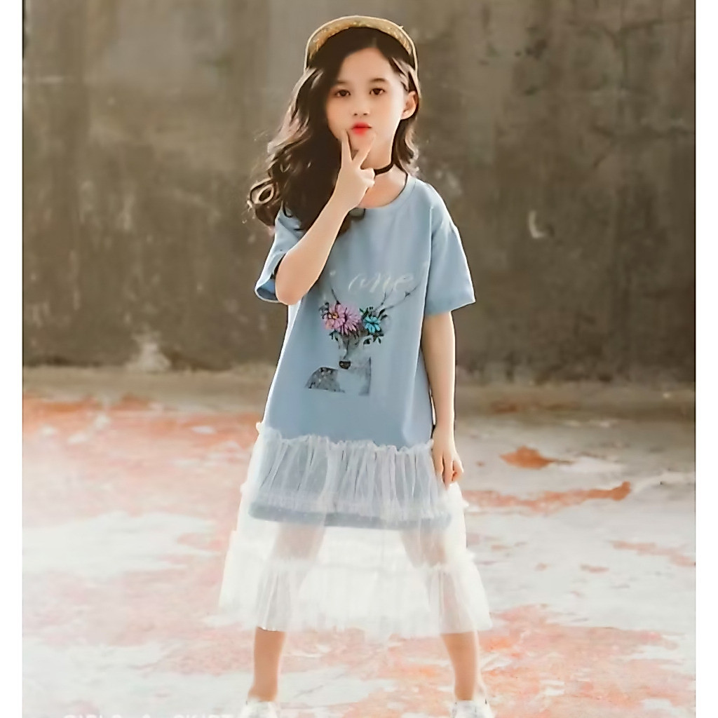 (พร้อมส่ง) 🇹🇭 ชุดราตรีเด็กผู้หญิงสีขาว เดรสออกงาน ชุดกระโปรงเจ้าหญิง.