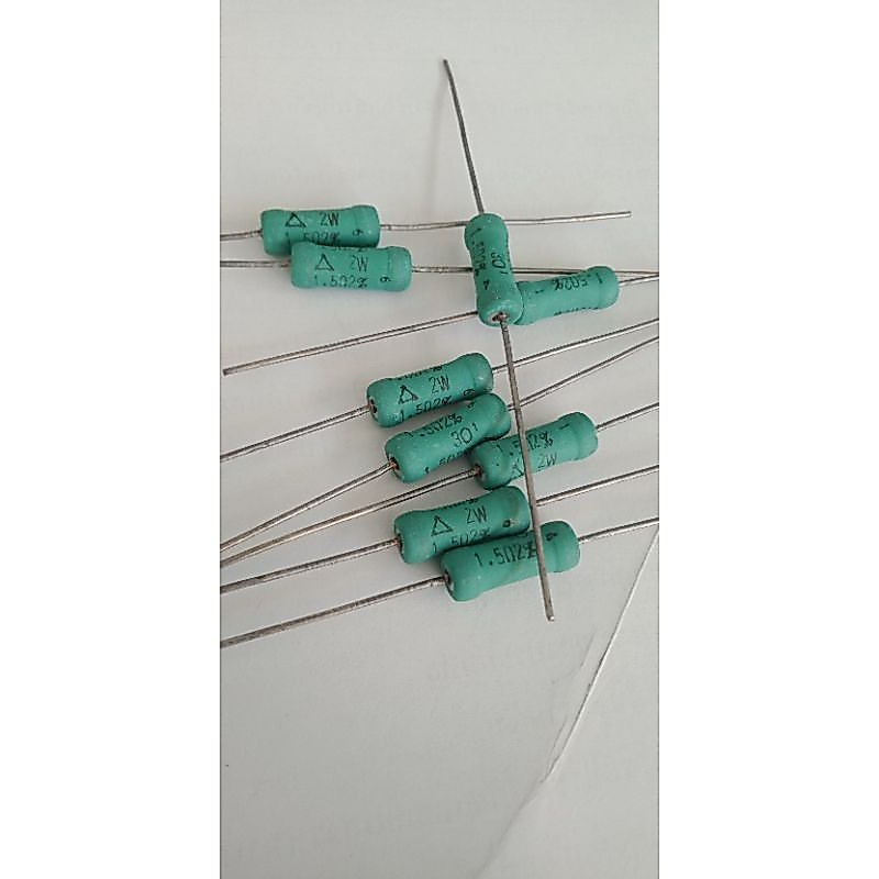 1.5E 2W R(1.5โอห์ม 2วัตต์)รีซิสเตอร์(แพ็ค100ตัว)1.5R 2Wตัวต้านทานJAPANแบบไววาวส์RESISTOR Rทนความร้อน