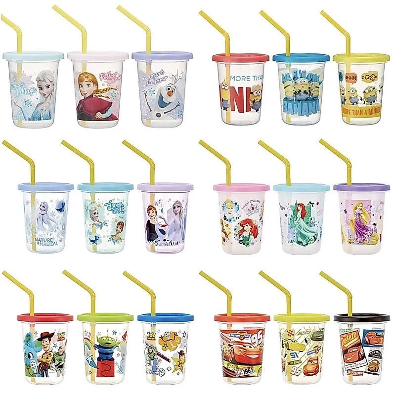 เพิ่มลายใหม่ปี 26 Skater แก้วน้ำเด็ก 3 ใบ 230ml นำเข้าจากญี่ปุ่น