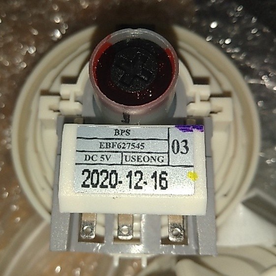 03 เพรชเชอร์แอลจี [แท้] LG EBF627545 (03) ตัววัดระดับน้ำ เซ็นเซอร์ระดับน้ำ อะไหล่เครื่องซักผ้าตัวควบคุมระดับน้ำ แอลจี
