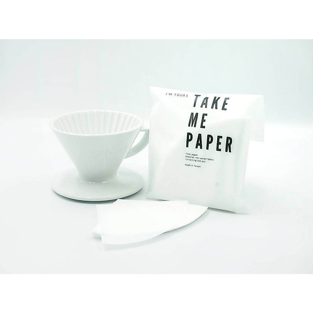 กระดาษดริปกาแฟ Non-Woven | Take Me Paper กระดาษกรองกาแฟ | 01 100 ชิ้น