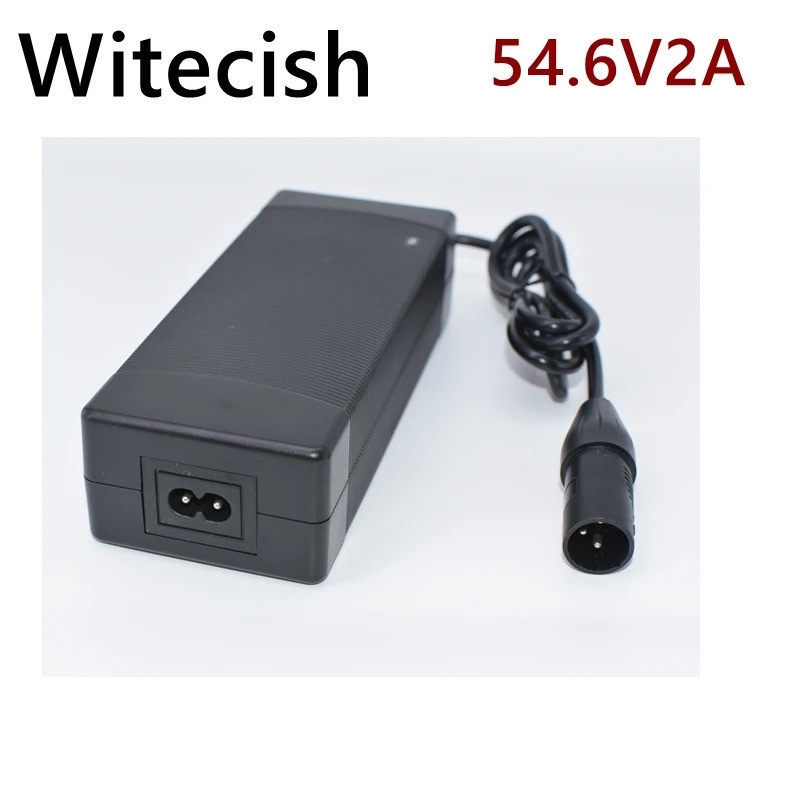 54.6V 2A/3A /5A/8A Charger 54.6v 3A แบตเตอรี่ลิเธียมสําหรับ 48V แบตเตอรี่ลิเธียม XLR ปลั๊ก