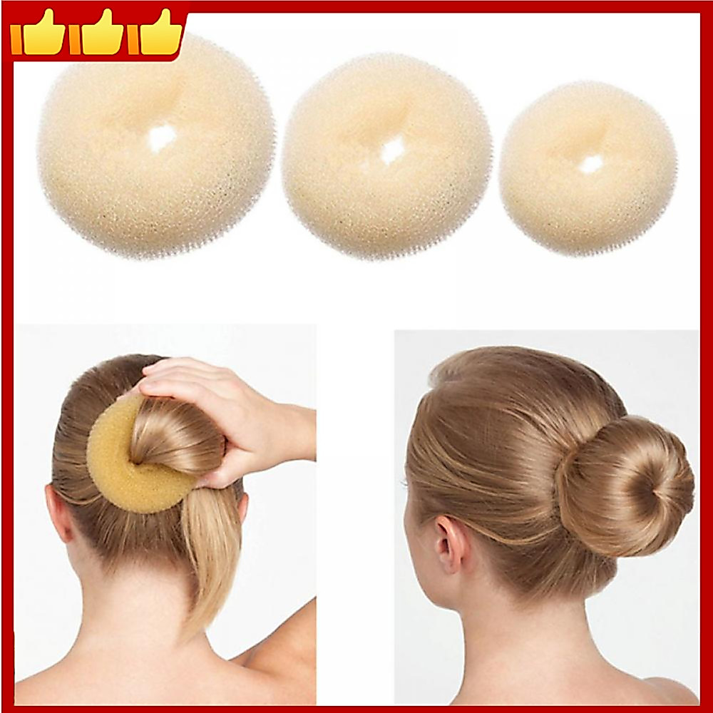 เครื่องทำขนมปังสีบลอนด์ พิเศษ แหวนสไตล์ ผมสั้น และบางสีเบจ 1 ชิ้น