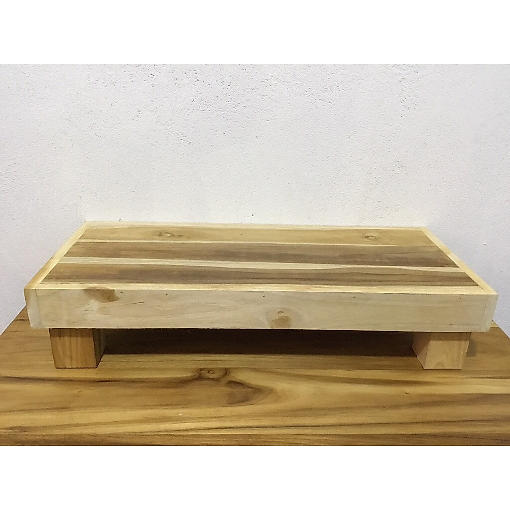 โต๊ะเตี้ยสไตล์ญี่ปุ่น ขนาด52x22x11cmสำหรับวางของอเนกประสงค์ วางเครื่องให้อาหารแมว