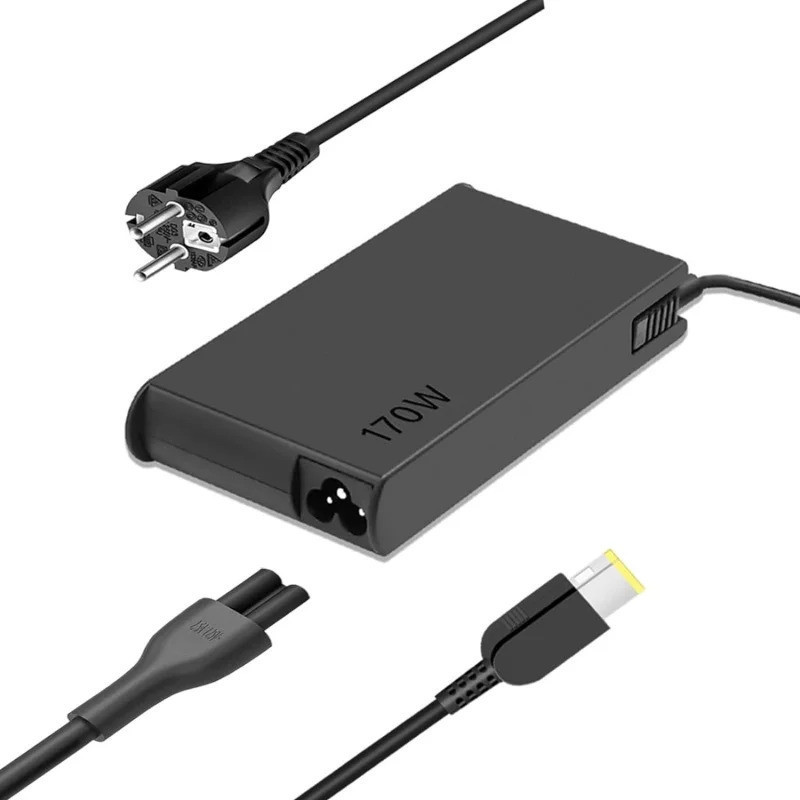 170W 20V 8.5A แล็ปท็อปอะแดปเตอร์ชาร์จไฟเข้ากันได้กับ Lenovo ThinkPad P50 P51 P52 P53 P70 P71 P72 P73